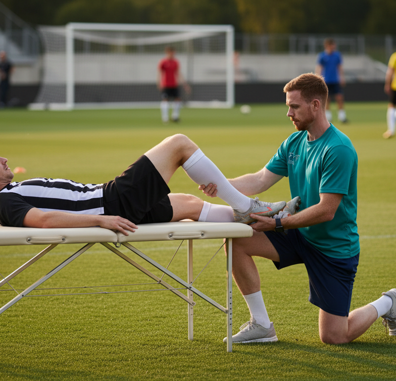 Beneficios de la fisioterapia en el fútbol